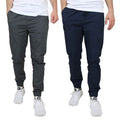 2-Pack: Mens Lightweight Cotton Stretch Jogger Pants by DailySale