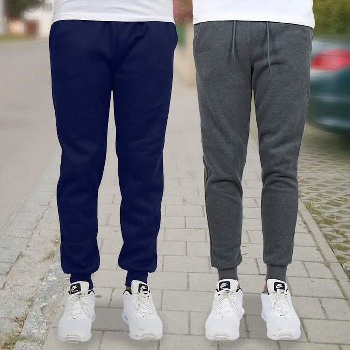2-Pack: Men's Slim-Fit Fleece Jogger Sweatpants by DailySale