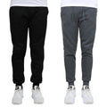 2-Pack: Men's Slim-Fit Fleece Jogger Sweatpants by DailySale