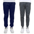 2-Pack: Men's Slim-Fit Fleece Jogger Sweatpants by DailySale
