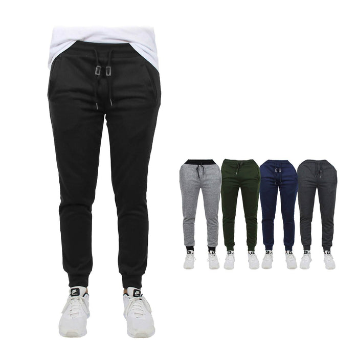 2-Pack: Men's Slim-Fit French Terry Jogger Lounge Pants by DailySale