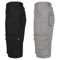 2-Pack: Men's Tactical Extended Size Cotton Cargo Utility Belted Shorts by DailySale
