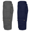 2-Pack: Men's Tactical Extended Size Cotton Cargo Utility Belted Shorts by DailySale