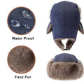 2-Pack: Men's Ushanka Winter Faux Fur Hat with Ear Flaps by DailySale