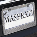 2-Pack: Metal License Plate Frame With Glitter Bling Rhinestone Diamonds by DailySale