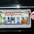 2-Pack: Metal License Plate Frame With Glitter Bling Rhinestone Diamonds by DailySale