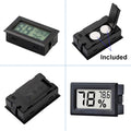 2-Pack: Mini Digital Hygrometer Gauge Indoor Thermometer by DailySale