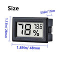 2-Pack: Mini Digital Hygrometer Gauge Indoor Thermometer by DailySale