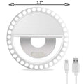 2-Pack: Mobile Ring Light Portable Selfie LED Light Ring Camera Flash by DailySale
