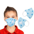 2-Pack: Multilayer Protective Respirator Safety Face Mask for Kids by DailySale
