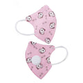 2-Pack: Multilayer Protective Respirator Safety Face Mask for Kids by DailySale