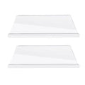 2-Pack: Non-Slip Transparent Countertop Cutting Board Kitchen Countertop Protector by DailySale