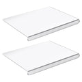2-Pack: Non-Slip Transparent Countertop Cutting Board Kitchen Countertop Protector by DailySale