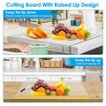 2-Pack: Non-Slip Transparent Countertop Cutting Board Kitchen Countertop Protector by DailySale