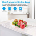 2-Pack: Non-Slip Transparent Countertop Cutting Board Kitchen Countertop Protector by DailySale