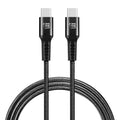 2-Pack: Nylon USB C to USB C Cable 6 Ft. 60W by DailySale