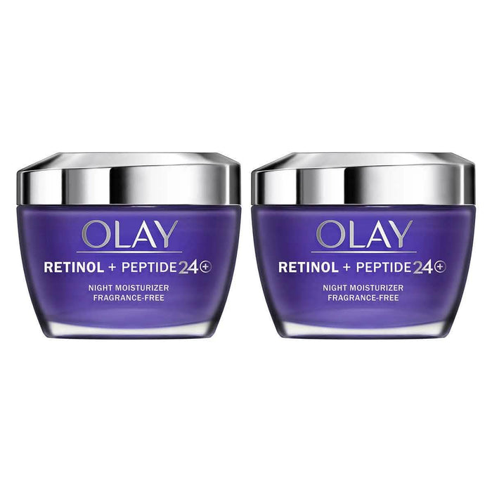 2-Pack: OLAY Retinol with Peptide 24 Advanced Night Face Moisturizer by DailySale