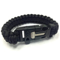 2-Pack: Paracord Survival Bracelet with Flint Scraper, Whistle and Cutting Tool by DailySale
