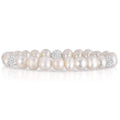 2-Pack: Pearl And Crystal Stretch Bracelet And Studs Set by DailySale