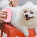 2-Pack: Pet Hair Removal And Massaging Shell Comb Brush For Grooming And Shedding by DailySale