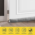 2-Pack: Pinsonic Suede Weighted Door and Window Breeze Draft Blocker by DailySale