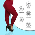 2-Pack: Plus Size Women's Ultra-Soft High Waisted Capri Leggings by DailySale