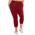 2-Pack: Plus Size Women's Ultra-Soft High Waisted Capri Leggings by DailySale