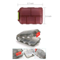 2-Pack: Portable Weekly Travel Pill Organizer Case by DailySale