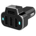 2-Pack: PowerUp 4 USB Port Car Charger Adapter by DailySale