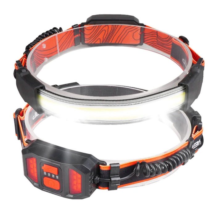 2-Pack: Rechargeable Headlamp 3 Light Modes Hand-Free by DailySale