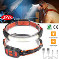 2-Pack: Rechargeable Headlamp 3 Light Modes Hand-Free by DailySale