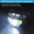 2-Pack: Rechargeable Motion Sensor Headlamp 6 Light Modes Headlight by DailySale