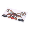 2-Pack: Santa Claus Elk Shop Hotel Christmas Window Double Sided Glass Sticker by DailySale