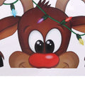 2-Pack: Santa Claus Elk Shop Hotel Christmas Window Double Sided Glass Sticker by DailySale