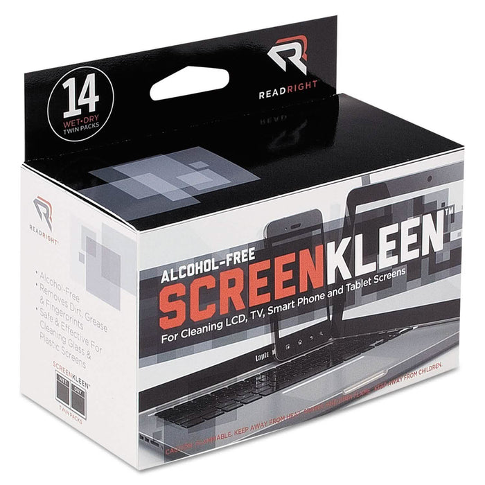 2-Pack: ScreenKleen Alcohol-Free Screen Wipes by DailySale