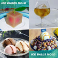 2-Pack Set: Adoric Life Silicone Ice Cube Molds by DailySale