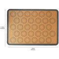 2-Pack: Silicone Nonstick Food Safe Macarons Baking Mat by DailySale