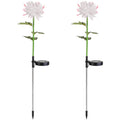 2-Pack: Solar LED Chrysanthemum Lights by DailySale