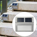 2 Pack: Solar Light 2 LEDs Wall Lamp Waterproof Security Light by DailySale