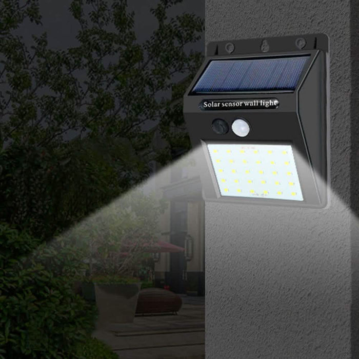 2-Pack: Solar Powered LED Wall Light by DailySale