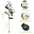 2-Pack: Solar Powered Rose Flower LED Decorative Lamp by DailySale