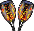 2-Pack: Solar Torch Lights Outdoor by DailySale