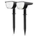 2-Pack: Solarek 32 LEDs Solar Landscape Spotlights by DailySale