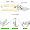 2-Pack: Stainless Steel Bypass Pruning Shears by DailySale