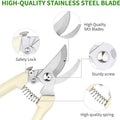 2-Pack: Stainless Steel Bypass Pruning Shears by DailySale