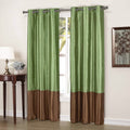 2-Pack: Striped Thermal Insulated Blackout Window Curtain Set by DailySale