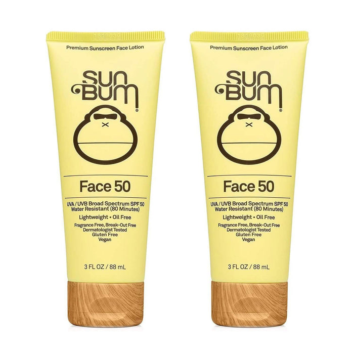 2-Pack: Sun Bum Original SPF 50 Sunscreen Face Lotion 3 oz by DailySale