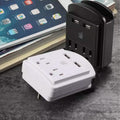 2-Pack: Surge Protector 2 Wall Outlets and 2 USB Ports by DailySale