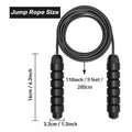 2-Pack: Tangle-Free Rapid Speed Cable 9-Foot Jump Rope by DailySale