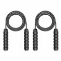2-Pack: Tangle-Free Rapid Speed Cable 9-Foot Jump Rope by DailySale